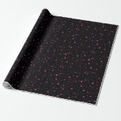 Starry Pink Night Geschenkpapier (Ungerollt)