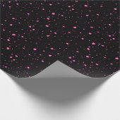 Starry Pink Night Geschenkpapier (Ecke)