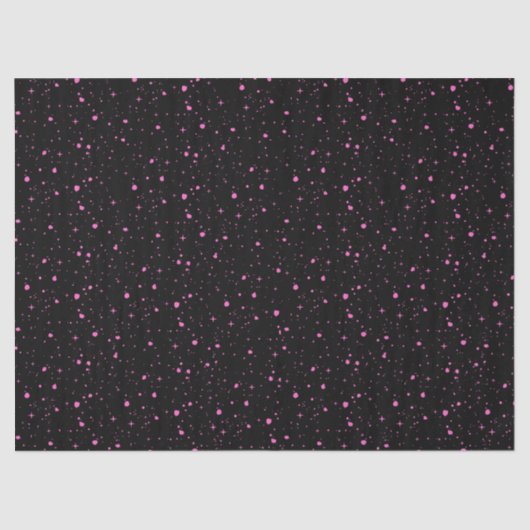 Starry Pink Night Seidenpapier (Vorderseite)