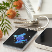 Starry Pisces Neptune Zodiac Schlüsselanhänger (Vorderseite rechts)