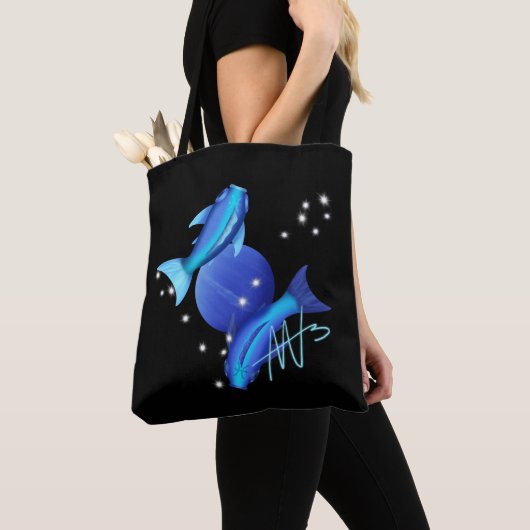 Starry Pisces Neptune Zodiac Tasche (Von Nahem)
