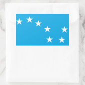 Starry Plough Irish Workers' Flag-Aufkleber Rechteckiger Aufkleber (Tasche)