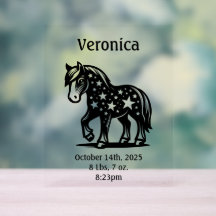 Starry Pony Birth Ankündigung