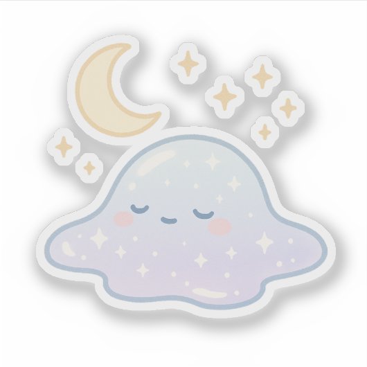 Starry Puddle Slime Aufkleber (Vorderseite)