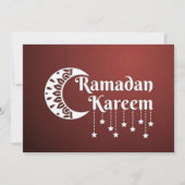 Starry Ramadan Kareem Feiertagskarte (Vorderseite)