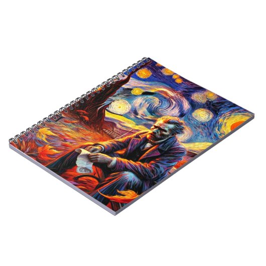 Starry Reflection Notebook - Columbus Day Notizblock (Linke Seite)