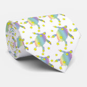 Starry Regenbogen-Schildkröte-Krawatte Krawatte (Gerollt)