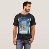 Starry Reindeer Night T-Shirt (Vorne ganz)
