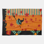 Starry Ride with Green Jack Tea Towel Geschirrtuch (Horizontal)