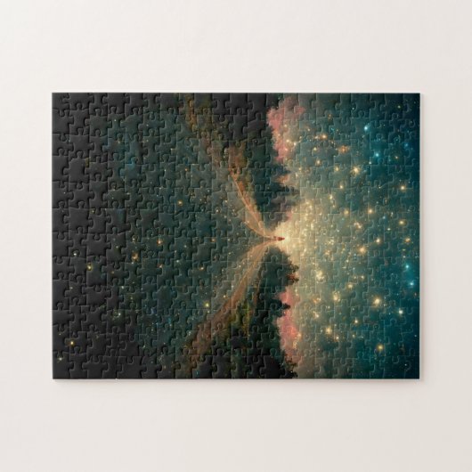 Starry Road Fantasy Landscape Sci-Fi Puzzle (Horizontal)