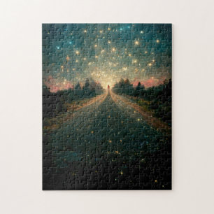 Starry Road Fantasy Landscape Sci-Fi Puzzle