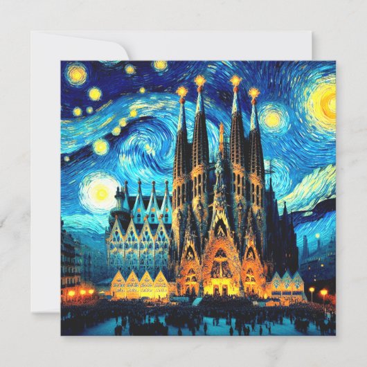 Starry Sagrada Familia Barcelona (Vorderseite)
