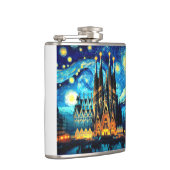 Starry Sagrada Familia Barcelona Flachmann (Rechts)