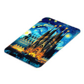 Starry Sagrada Familia Barcelona Magnet (Linke Seite)