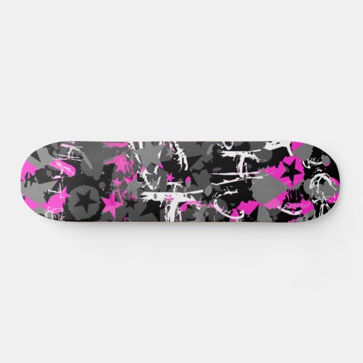 Starry Scene Kid Skateboard Deck (Horizontal)