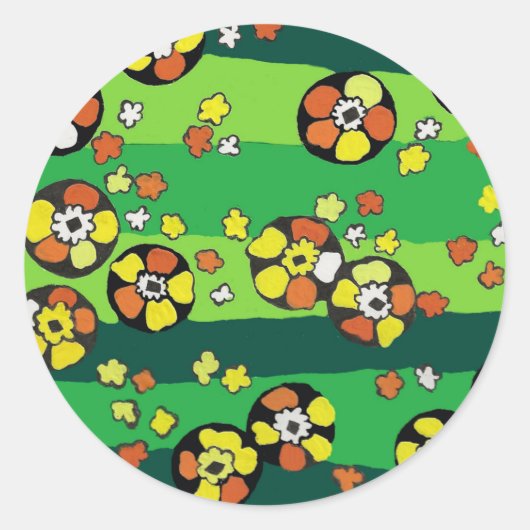 Starry Scene Sticker (Vorderseite)