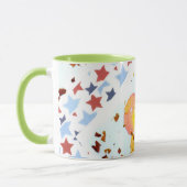 Starry Schmetterling, grüner Kaffee des Weckers Tasse (Links)