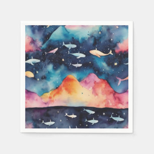 Starry Seascape Serviette