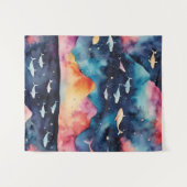 Starry Seascape Wandteppich (Vorderseite (Horizontal))