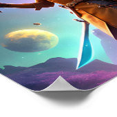 Starry Serenity: Reise zwischen Alien Gardens Poster (Ecke)