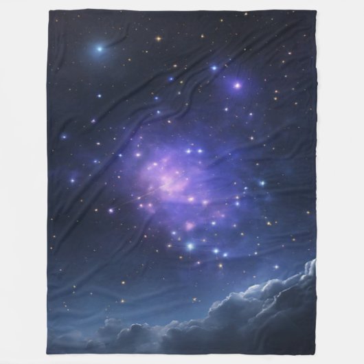 Starry Serenity: Sterne im Himmelsgedruckten Decke (Vorderseite)