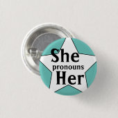 Starry she Ihre Pronos Button (Vorne & Hinten)