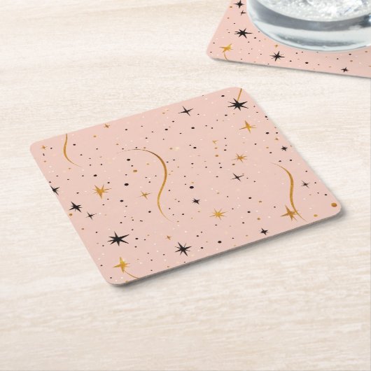 Starry Sip - Untersetzer mit Star Pattern (angewinkelt)