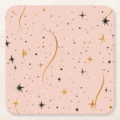 Starry Sip - Untersetzer mit Star Pattern (Vorderseite)