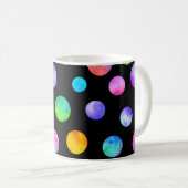 🌙 Starry Sips: Die magische Polka Circle Tasse (VorderseiteRechts)
