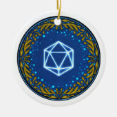Starry Skies D20 Ornament (Vorne)