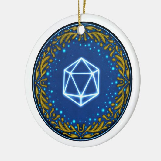 Starry Skies D20 Ornament (Links)