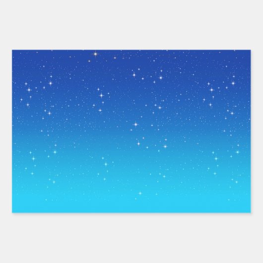 Starry Skies Geschenkpapier Set (Vorderseite 2)