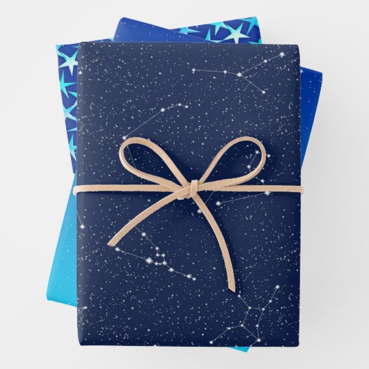 Starry Skies Geschenkpapier Set (Beispiel)
