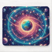 Starry Skies Thick Computer Mousepad (Vorne)
