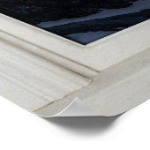 Starry Skies White Frame Illusion Poster (Ecke)