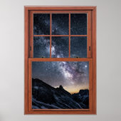 Starry Skies Window Illusion - Fake Window Poster (Vorne)