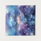 Starry Sky Adoption Duschvorhang Wandteppich (Vorderseite (Horizontal))
