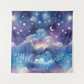 Starry Sky Adoption Duschvorhang Wandteppich (Vorderseite)