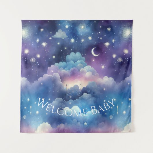 Starry Sky Adoption Duschvorhang Wandteppich (Vorderseite)