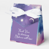 Starry Sky Baby Adoption Shower – Moon and Stars Geschenkschachtel (Vorderseite)