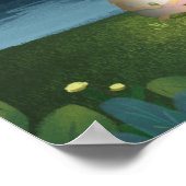 Starry Sky Camping Couple Zent Poster (Ecke)