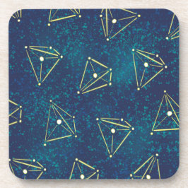 Starry Sky Chemistry Art - Molecule Constellations Getränkeuntersetzer