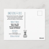 Starry Sky Emotional Essential Oils Class Postkarte (Rückseite)