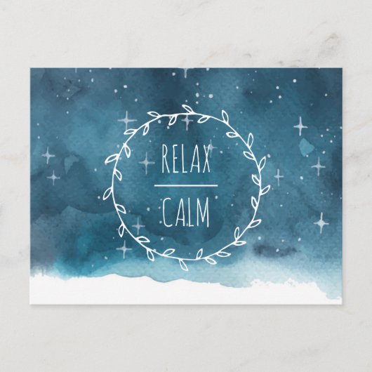 Starry Sky Emotional Essential Oils Class Postkarte (Vorderseite)