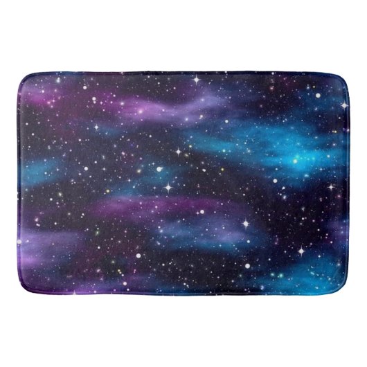 Starry Sky Galaxy Badematte (Vorderseite)
