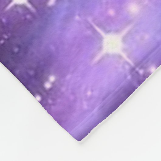 Starry Sky Galaxy Fleecedecke (Ecke)