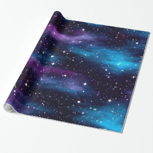 Starry Sky Galaxy Geschenkpapier