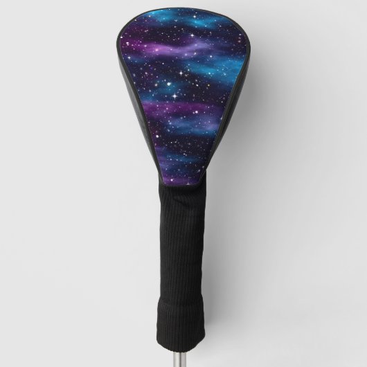 Starry Sky Galaxy Golf Headcover (Vorderseite)