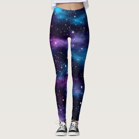 Starry Sky Galaxy Leggings (Vorderseite)