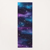 Starry Sky Galaxy Lila & Blue Yogamatte (Vorderseite)